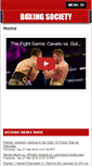 Mobile Screenshot of boxingsociety.com